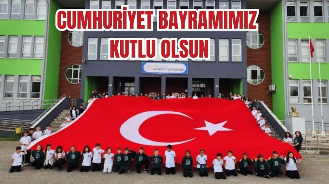 Hürriyet Ortaokulunda Cumhuriyet Bayramı Coşkusu